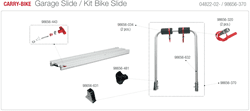 Carry-bike Garage Slide / Kit Bike Slide 04822-(02-/370)