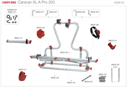 Carry-bike Caravan XL A Pro 200 02093-32-